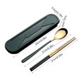 thumbnail image 4 of Monstrate Utensilios de cocina Cuchara portátil Tenedor Juego de palillos Reutilizables Diseño simple Accesorios de viaje con PP Snap-fit Type2 NO2, 4 of 6