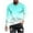 Mint Green, variant on JURANMO Big and Tall Men's Long Sleeve Tops Fashion Gradient Color Crewneck Pullovers Casual Stretch Athletic Tee Shirts Yellow S