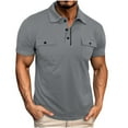 thumbnail image 1 of pstuiky camisetas de manga corta para hombre, Suéter informal de moda para hombre, color liso, manga larga y cuello redondo. ropa de hombre l, 1 of 5