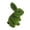 A, variant on Easter Bunny Figurine Flocked Green Statue Garden Yard Desktop Ornament Centerpiece Decoration