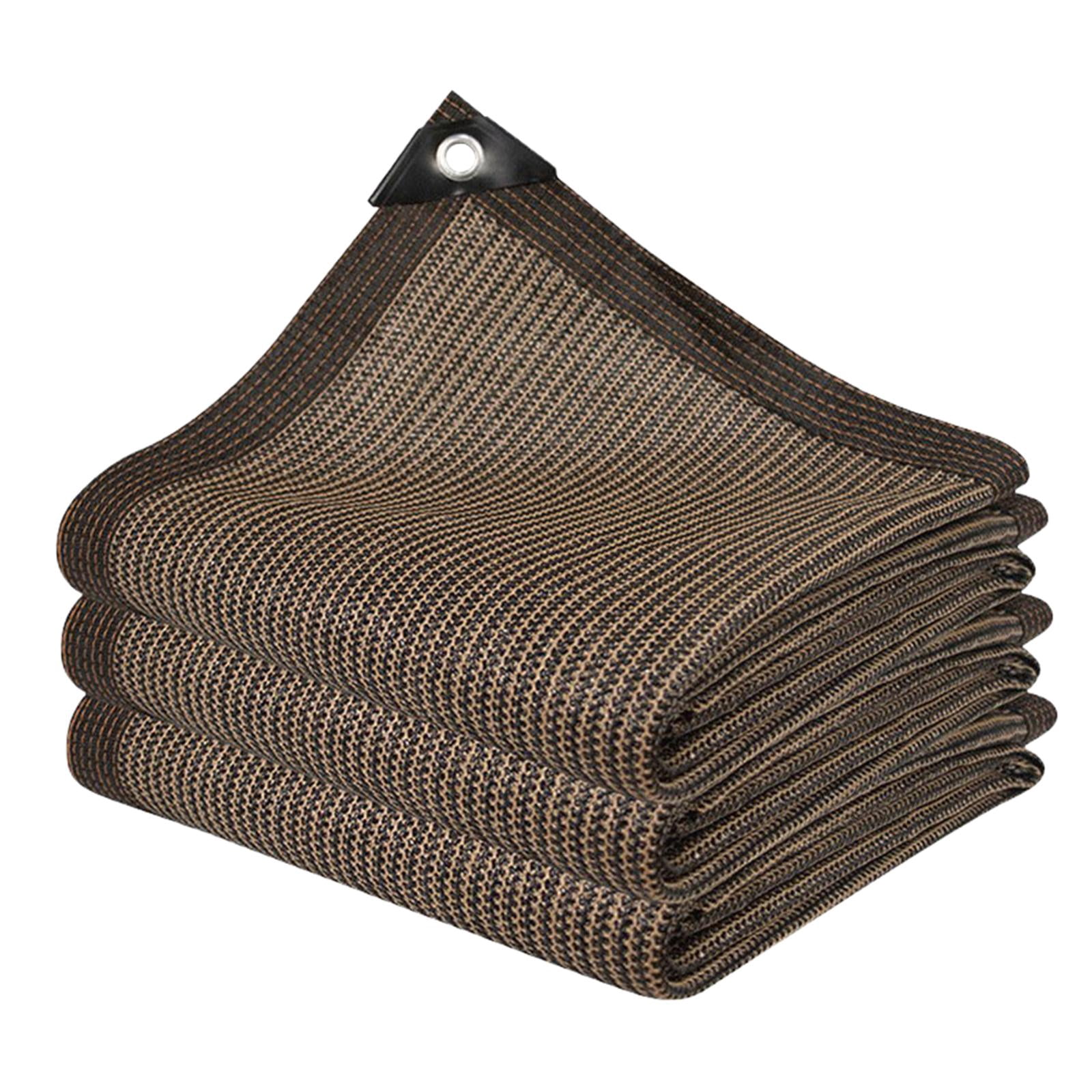 Shade Cloth Netting Mesh Gardening Sunshade Heavy Duty Awning Cover Canopy Netting Blocks Net Shade for Lawn Outdoor Backyard Beach Balcony 3Mx5M