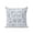 Blue, variant on Outdoor Pillows Waterproof, Light Blue Flower Bedding Throw Pillows with Insert for Couch Sofa Bed, Vintage Farmhouse Boho Leaf Spring 16x16 Inch Pillowcases Decorative Camping Patio Pillow Set of 1