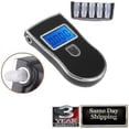 thumbnail image 2 of Professional Police Digital Breath Alcohol Tester Breathalyzer With Lcd Screen (black), 2 of 2