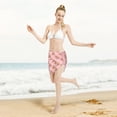 thumbnail image 5 of KLL Heart Capybara Print Women's Sarong Coverups Short Bathing Suit Wrap Skirt Beach Wrap Swimsuit Cover Ups, 5 of 6