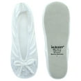 thumbnail image 3 of Isotoner  Embroidered Pearl Satin Ballerina Slippers (Women), 3 of 4