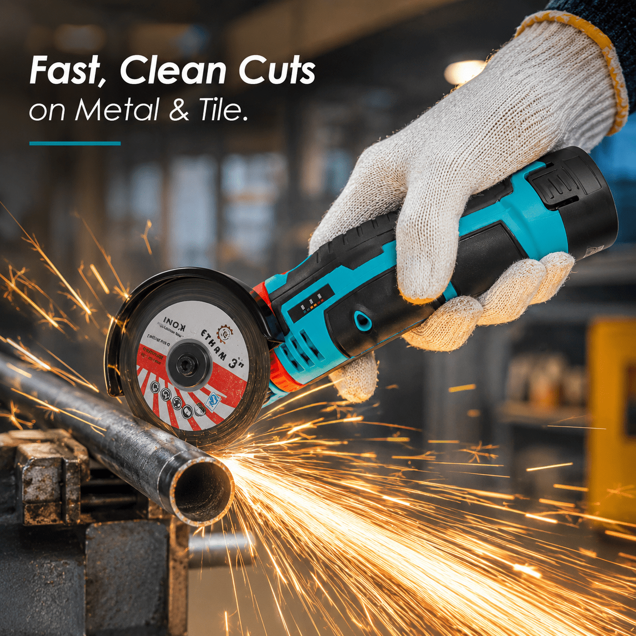 12V Cordless Mini Angle Grinder