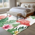 thumbnail image 4 of 6'x9' Area Rugs, Pink Flamingo Birds Indoor Outdoor Area Rug for Living Room Bedroom, Summer Tropical Plants Flowers Washable Bathroom Rugs Kitchen Floor Carpet Mats Home Decor Aesthetic, 4 of 8