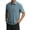 Blue, variant on Thrilos Quick Dry Polo Shirts for Men Square Jacquard Short Sleeve Lightweight Tops Moisture wicking Performance Golf Shirt