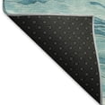 thumbnail image 5 of Addison Rugs Mayfield Premium Machine Washable Transitional Stripes Turquoise Rectangle Rug, 8' x 10', 5 of 6