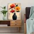 thumbnail image 5 of Qisvanset Framed Canvas Wall Art 12x16 Inch Mid Century Botanical Floral Vase Wall Art Print, 5 of 5