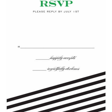 Dots and Stripes Standard RSVP