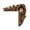 Chipmunk, variant on Rustic Handcrafted Wooden Door Topper, 10 Inch Carved Tree Hollow Branch With Oak Leaves And Acorn, Cozy Nature Decor For Doorway Bedroom Living Room, Deer