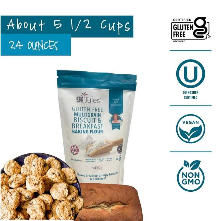 gfJules Certified Gluten Free Multigrain Biscuit Breakfast