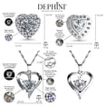 thumbnail image 2 of Luxury Jewelry Set Crystal Heart Necklace & Heart Earrings Dephini, 2 of 7