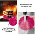 thumbnail image 4 of for Drinks , Perfect Silicone Drink s Set of 8, Non-Stick for Coffee Table, Wooden Table, Heat Resistant Set with Deep Grooved, s Fit All Cups(Rose Red), 4 of 7