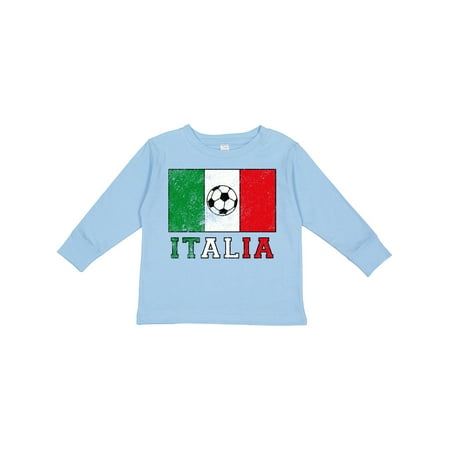 

Inktastic Italian Soccer Gift Toddler Boy or Toddler Girl Long Sleeve T-Shirt