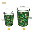 thumbnail image 3 of Balery Cat St Patrick's day Cesta de ropa redonda con asas, impermeable, independiente, para ropa, juguetes, dormitorio y familia-Small, 3 of 6