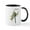 White/Black Inside, variant on CafePress - Green Darner Dragonfly Mug - 11 oz Ceramic Mug - Novelty Coffee Tea Cup