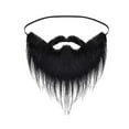 thumbnail image 4 of Xmas Santa Claus Beard Christmas Mustaches for Teens Adult Kids Fancy Dress Black, 4 of 8