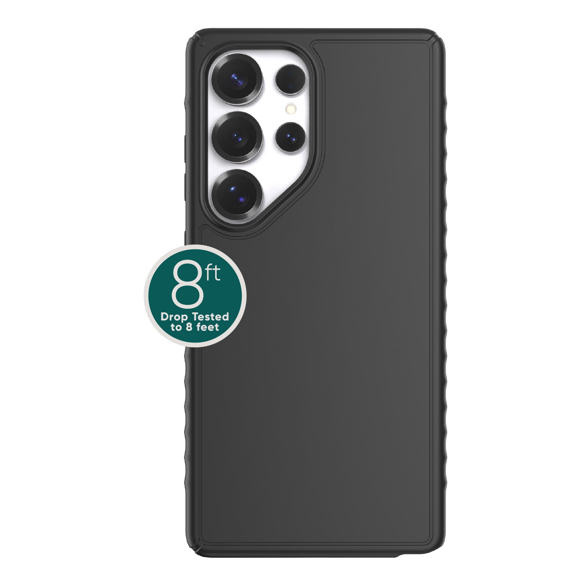 Étui protecteur en gel avec protège-coins pour Samsung Galaxy S25 Ultra, noir d’onn. Testé contre les chutes de 2,44 m/8 pi