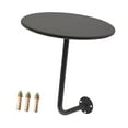 thumbnail image 2 of yotijay Pub Dining Table Small Side Table Round Table for Bedside Home Office Black, 2 of 9