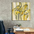thumbnail image 6 of Epic Graffiti 'Mid Mod Yellow' by Silvia Vassileva, Canvas Wall Art, 37"x37", 6 of 8