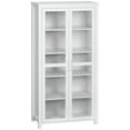 thumbnail image 1 of HOMCOM Kitchen Cupboard, 5-tier Storage Cabinet with Shelves, White, 1 of 10