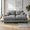 Gray, variant on Oversized Modular Cloud Couch with Double Chaise Lounge, Deep Seat Sectional Sofa with Plush Cushions, 2 Soft Pillows Included, Fabric Sofa for Living Room (Gray)