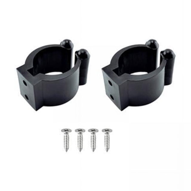 koolsoo 6X 2x ing Rod Storage Clip Rack Wall Mounted for Indoor Billiard Cue Garage 6 Pcs