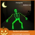 thumbnail image 5 of Novelty Variety Of Light Up Skeleton Man DIY Skullman Fidgettoys With Cell Phone Holder Stress Halloween Toys Rot 6 Cm Games Sausage, 5 of 9