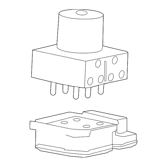Genuine OEM GM Part # 23383119 ABS Control Unit