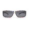 thumbnail image 3 of Polarized Womens Rhinestone 62mm Rectangle Fit Over Sunglasses Over Glasses Butterfly - Black, 3 of 4