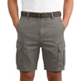 thumbnail image 2 of Mens Cargo Shorts 7 Inch Inseam Elastic Waist Stretch Work Shorts Relaxed Fit Hiking Chino Short Multi Pockets, 2 of 6