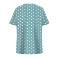 thumbnail image 6 of Plus Size Tops Sevevn Women's Fashion Summer Printed Plus Size Short Sleeve V-Neck Blouses Women's T-Shirts, 6 of 6