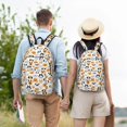 thumbnail image 4 of Vsdgher Dog Faces Print Canvas Backpack Travel Rucksack Unisex Knapsack 15.7/17.7Inch Laptop Backpack for Work,College-Small, 4 of 5