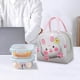 thumbnail image 5 of Lonchera, Bento Boxes Bolsa térmica Lonchera Bolsa portátil Bolsa conveniente Clase de trabajo Estudiantes Traen arroz Paquete Lonchera de papel de aluminio Lonchera Lonchera térmica, 5 of 5