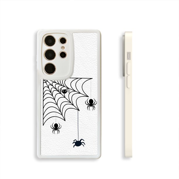 "Expresa tu personalidad con esta divertida y funcional funda plateada mate de doble capa con estampado de dibujos animados para iPhone15 Pro Max"