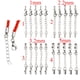 thumbnail image 4 of 10 Piezas de Plata Collar de Eslabones de Extensión Cadena Extensora de Joyería con Cierre de Langosta 1 Mm 2,2 Mm Baoblaze Broche extensor de la joyería, 4 of 8