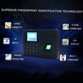 thumbnail image 3 of Riwcyla Intelligent Biometric Fingerprint Password Attendance Machine Employee Checking,in Recorder 2.4 inch TFT LCD Screen DC 5V Time Attendance, 3 of 5