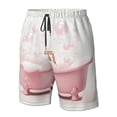thumbnail image 4 of Pofeuu Cute Bathtub Prin Men's Swim Trunks Quick Dry Bathing Suit Swimming Board Shorts Mesh Lining Beach Swimwear-3X-Large, 4 of 6