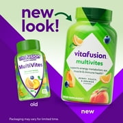 vitafusion MultiVites Gummy Multivitamins for Adults, Berry, Peach and Orange Flavored, 70 Count