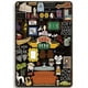 thumbnail image 3 of Carteles de hojalata de Friends de estilo vintage con diseño de Central Perk, placa de pared con pintura de hierro, decoración para salas de juegos, cafeterías, garajes, clubes, bares y pubs, 3 of 5