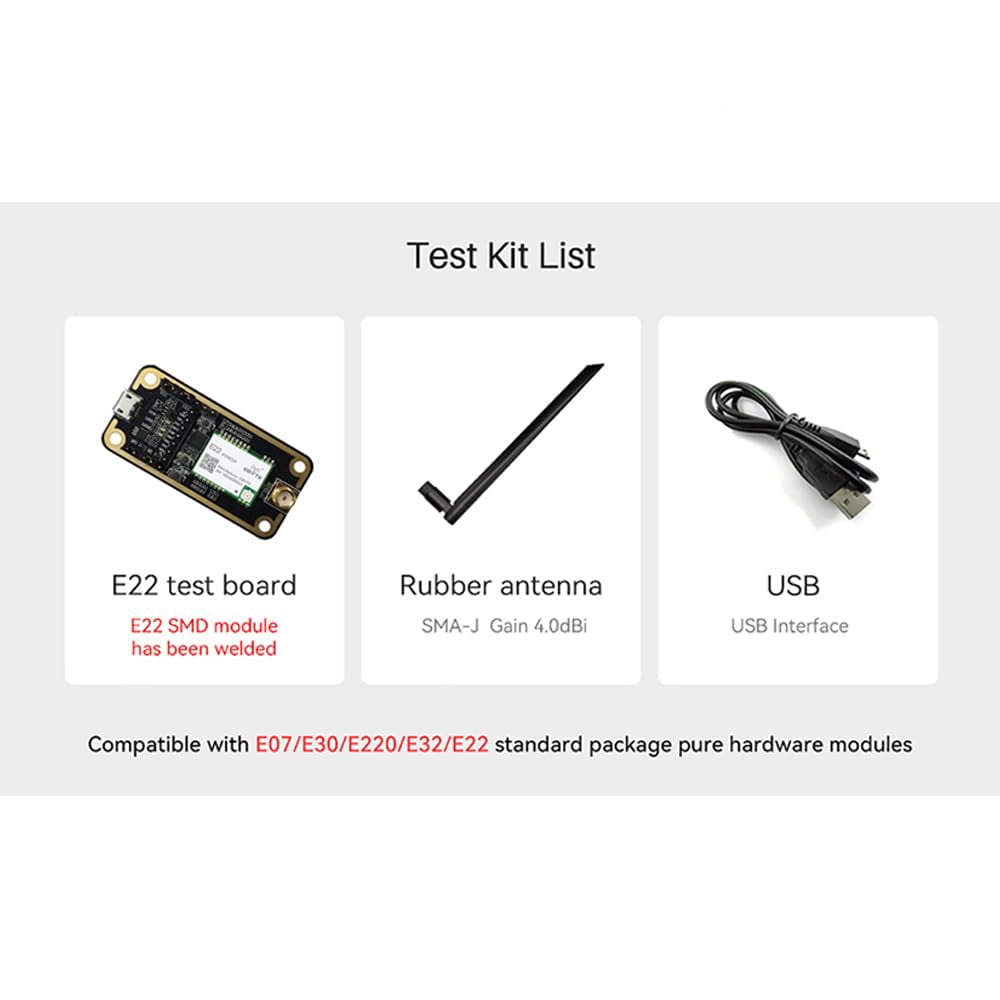 SX1268 Lora Test Board E22-400MBL-01 433MHz 470MHz Development Test Kit for E22-400M22S