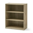 thumbnail image 2 of Mainstays 3-Shelf Bookcase with Adjustable Shelves, Rustic Oak, 2 of 5