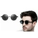 thumbnail image 5 of Gafas de sol redondas ANGGREK protección UV lentes de PC seguras ergonómicas elegantes retro portátiles para mujer, 5 of 8