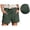 Green, variant on Seductiva Women's Original Shorts Women's Casual Solid Color Elastic Waist Cotton Linen Sports Shorts Buttocks Real Pocket Shorts Workout Comfy 1PC