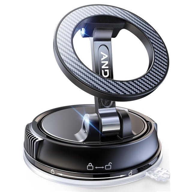 Soporte de Teléfono para Coche Magsafe Ajustable 360 Grados iPhone 16 Pro Max 15