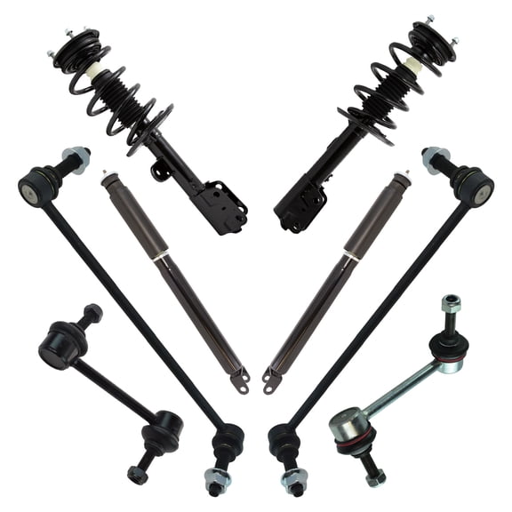 TRQ Front Rear Suspension Kit For 13-19 Ford Explorer Police Interceptor Utility PSA81054