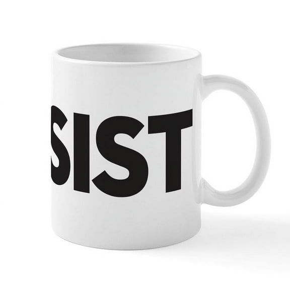 CafePress - #RESIST Mug - 11 oz Ceramic Mug - Novelty Coffee Tea Cup