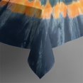 thumbnail image 5 of Orange Blue Tie Dye Mandala Pattern Square Tablecloth,Waterproof Square Table Cover,Wipeable Spillproof Washable Table Cover for Home Kitchen Party Decor 42"X42"(107x107cm), 5 of 6